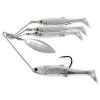 LIVETARGET BAITBALL MINNOW SPINNER RIG (Typ 11 g / Smoke Silver)