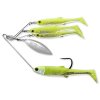 LIVETARGET BAITBALL MINNOW SPINNER RIG (Typ 11 g / Smoke Silver)