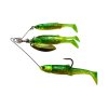 LIVETARGET BAITBALL MINNOW SPINNER RIG (Typ 11 g / Smoke Silver)