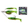 LIVETARGET BAITBALL MINNOW SPINNER RIG (Typ 11 g / Smoke Silver)
