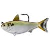 LIVETARGET GIZZARD SHAD SWIMBAIT (Velikost 112 MM, Typ GREEN/BRONZE)