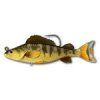 LIVETARGET YELLOW PERCH SWIMBAIT (Velikost 113 MM, Typ GOLD/OLIVE)