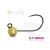 Wolframový jig Delphin T-AREA BL/5ks (Velikost zlatý/4mm/0,6g/#6)