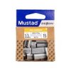 MUSTAD OVÁLNA HLINÍKOVÁ DUTINKA (Balení 40 ks/bal, Velikost 1 mm, Typ Oval Aluminum Sleeve)