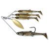 LIVETARGET BAITBALL MINNOW SPINNER RIG (Typ 11 g / Smoke Silver)