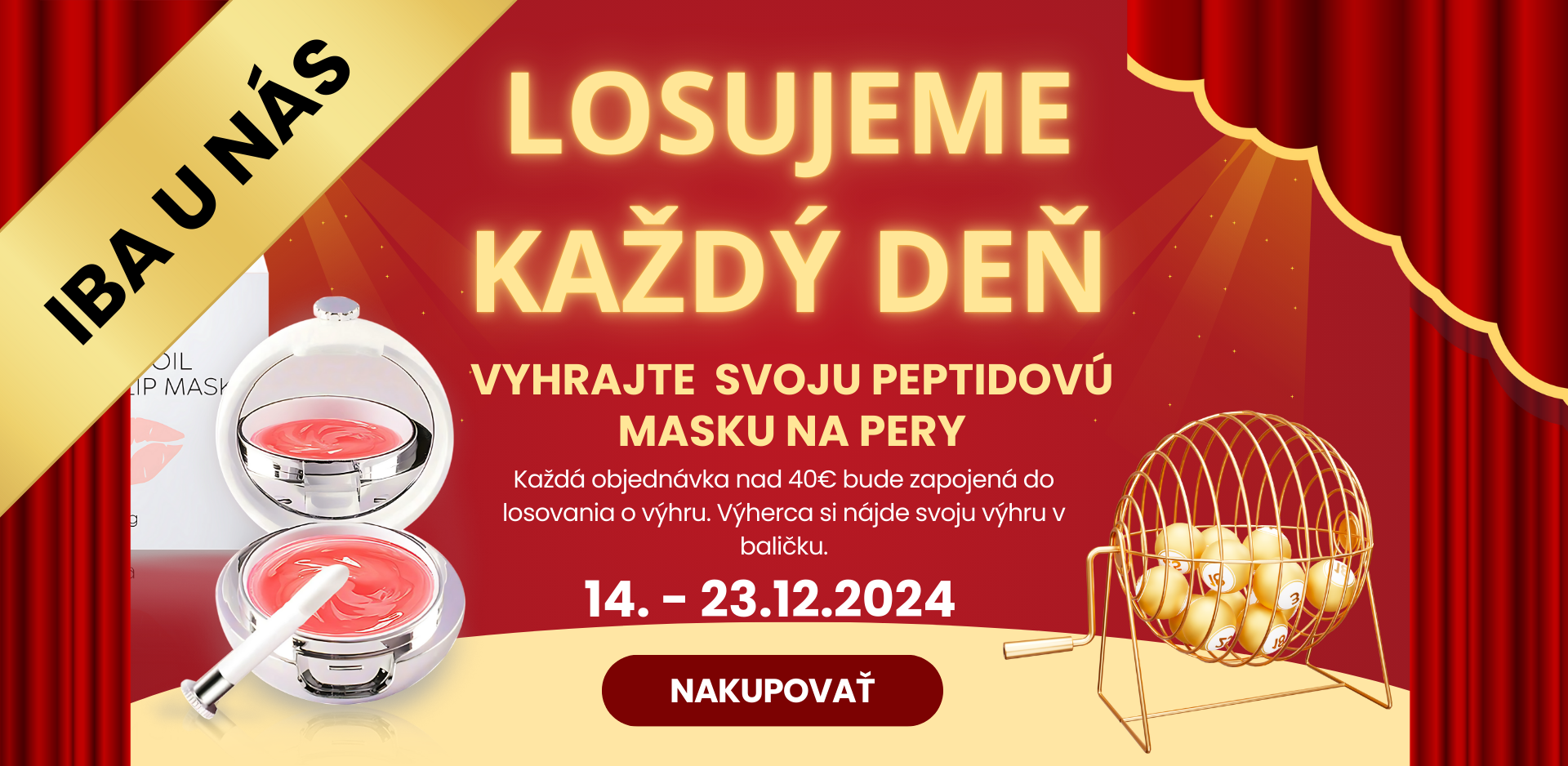 Špeciálna súťaž o Peptidovú masku na pery