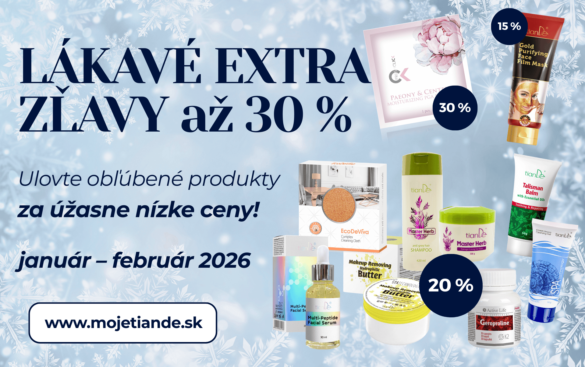 Zlavy - januar-februar