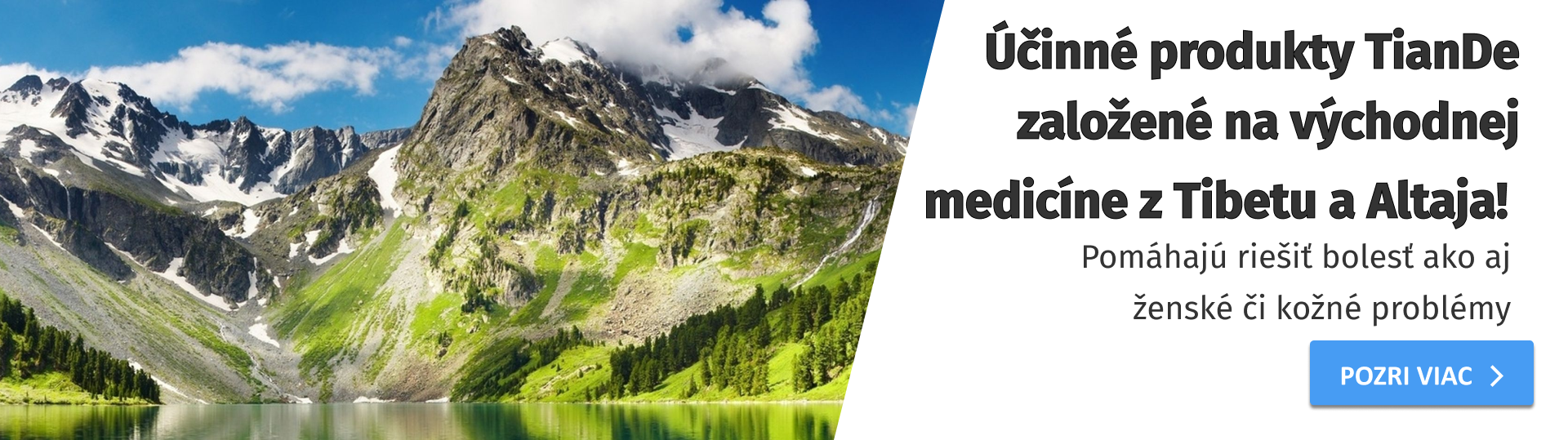 Účinné produkty TianDe