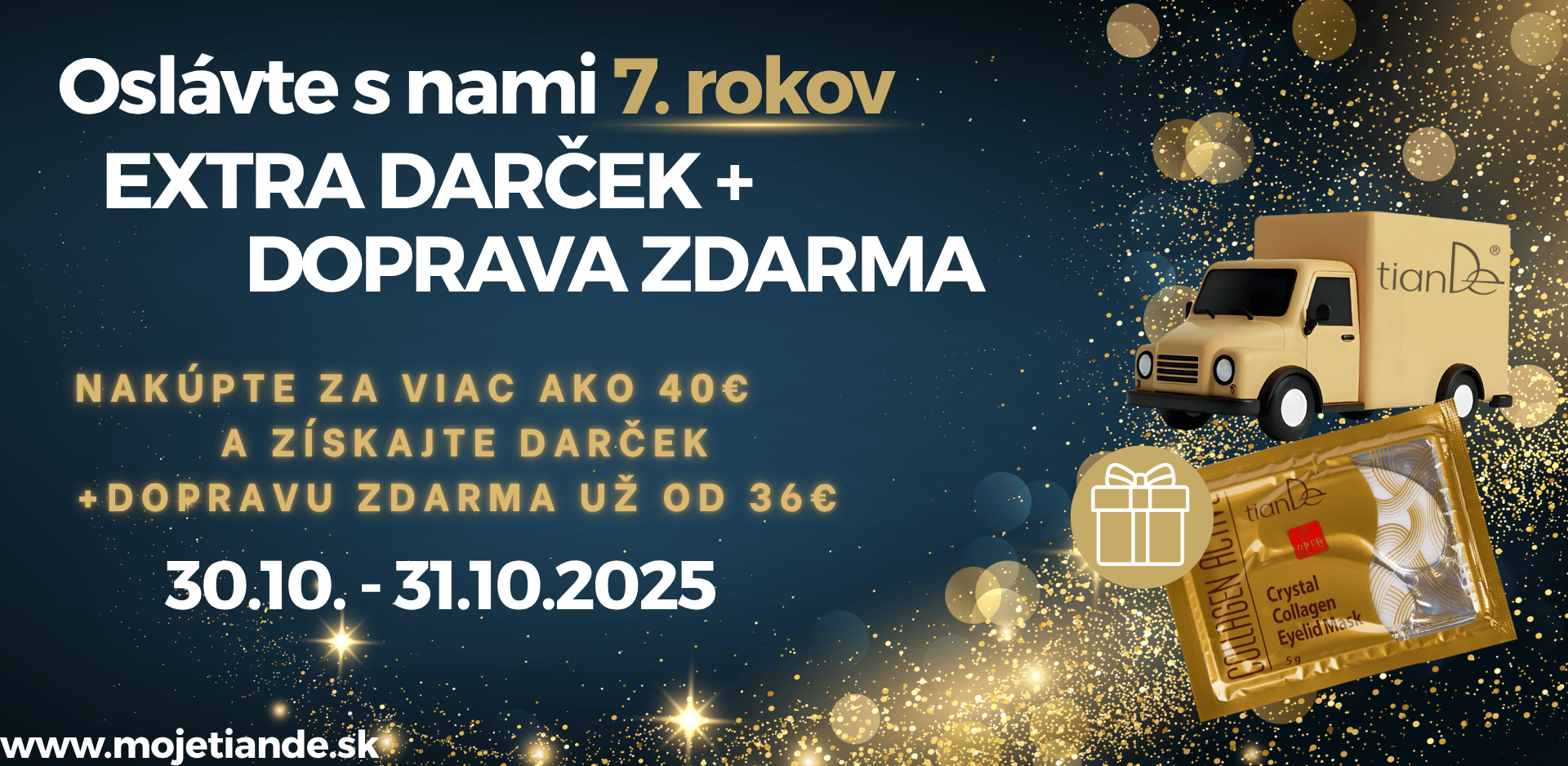 Oslávte s nami 7. narodeniny