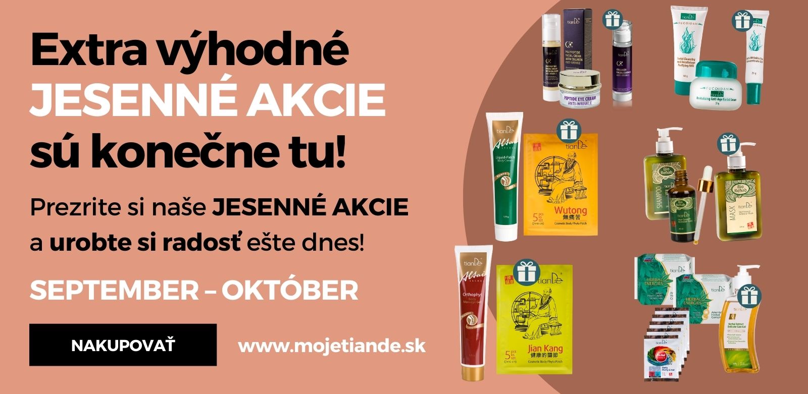 Jesenné akcie sú tu!