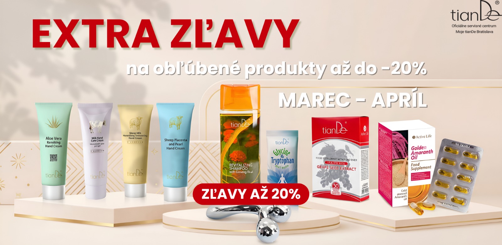 Zlavy - marec-april