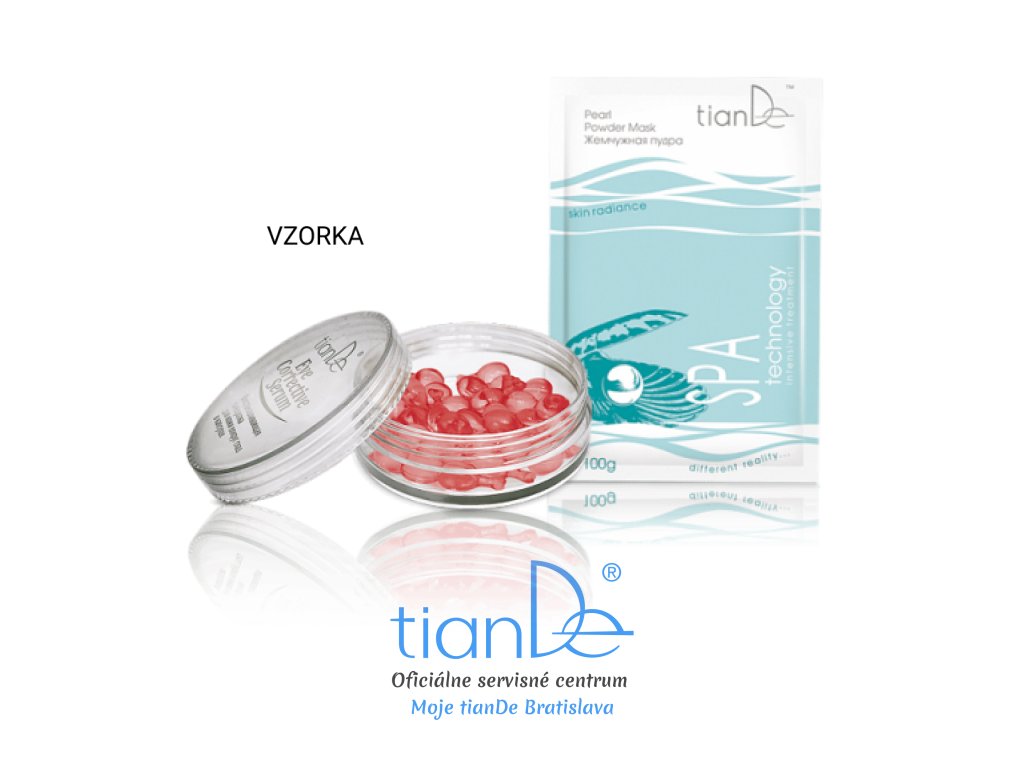Za objednávku nad 100,- Eur dostanete od nás ako DARČEK balíček produktov Tiande (Rozpustná maska „Perlový púder“ + vzorka 3ks Regeneračné sérum na pokožku okolo očí)