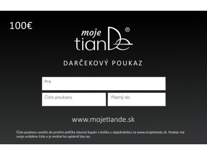 DARČEKOVÝ POUKAZ V HODNOTE 100,-Eur