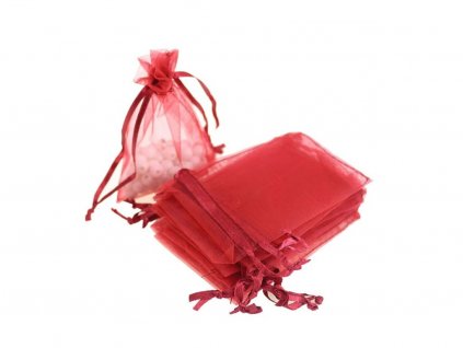 23272 13 darcekove vrecko z organzy farba tyrkysova