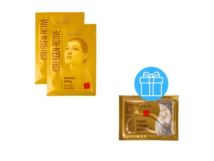 AKCIA 07. - 08. 2x Korigujúca maska na tvár Intenzívny lifting a ako DARČEK získate 2x Collagen Active Krištálová kolagénová maska na očné viečka_4.8b