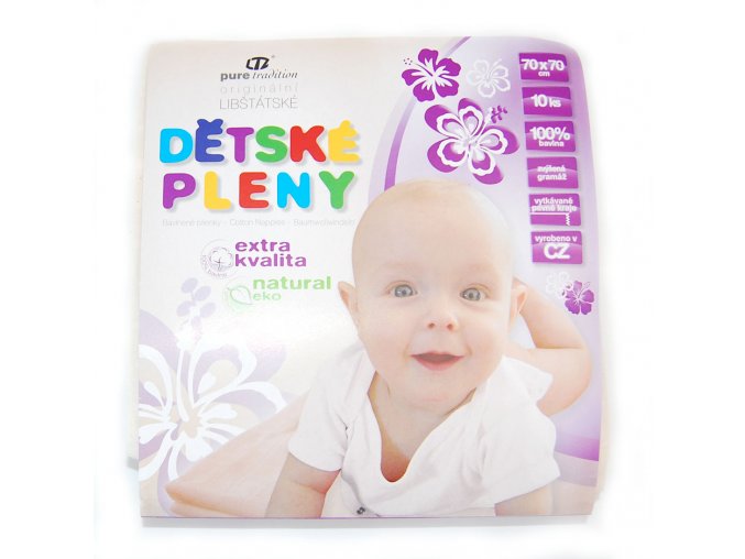 Libštátské pleny extra kvality Natural - 10 ks