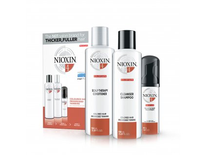 Nioxin 3 Part System No.4 Starter Kit (Velikost 150+150+40 ml)