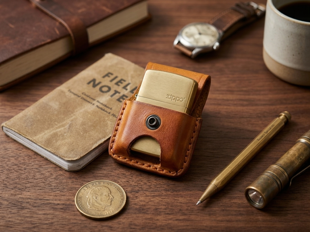 Zippo a beskydské řemeslo: Ručně šitá kožená pouzdra