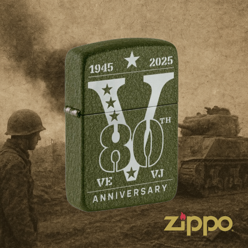 Zippo VE/VJ 80th Anniversary Collectible – když historie ožívá v plameni
