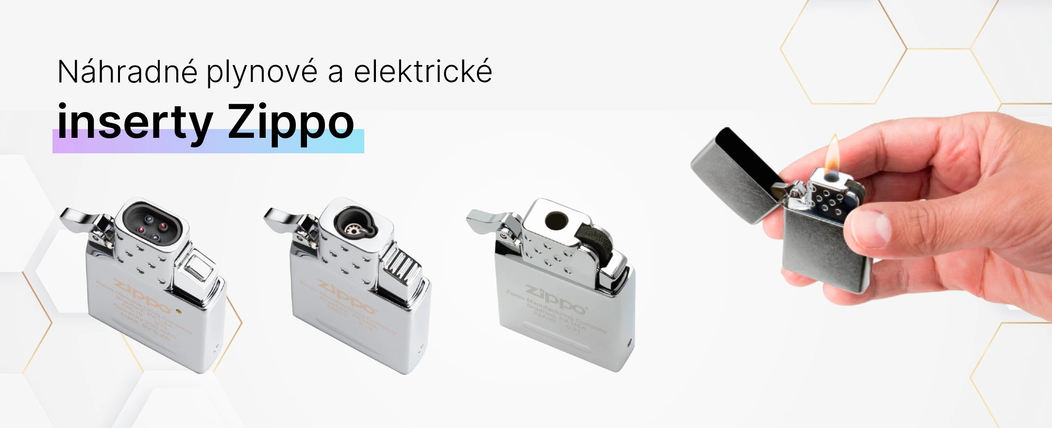 Alternatívne inserty do Zippo zapaľovačov