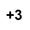 +3