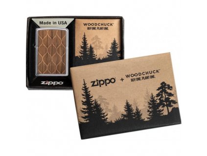 Woodchuck USA Walnut Leaves Zippo 21951