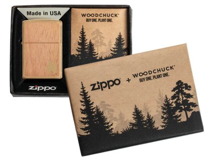 zippo woodchuck brass