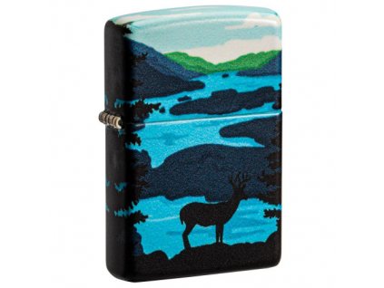 Deer Landscape Design Zippo 26014
