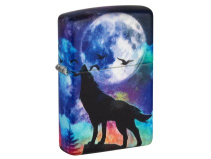 wolf design zippo zapalovac 26993