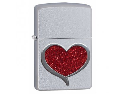 Glitter Heart Zippo zapalovac 20042