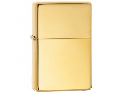 zippo vintage high polish brass