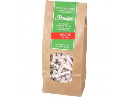 Filtre do fajky 9 mm Passatore 200 ks