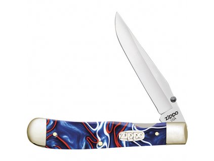 Red White And Blue Kirinite™ Trapperlock Zippo 46108