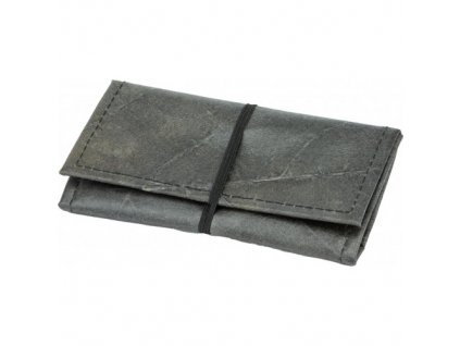 Puzdro z teakových listov Black / Antacit Tortuga Verde