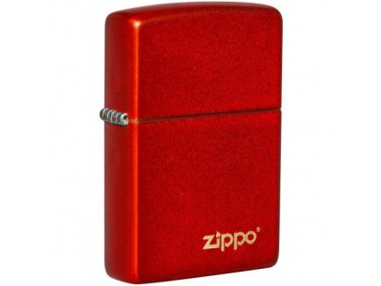 Metallic Red Zippo Logo 26954