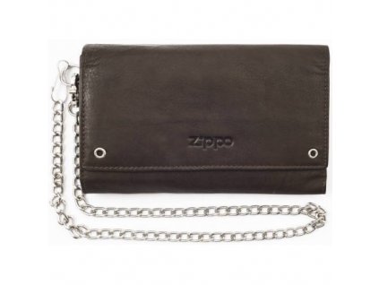 Zippo kožená peněženka s řetízkem 44178