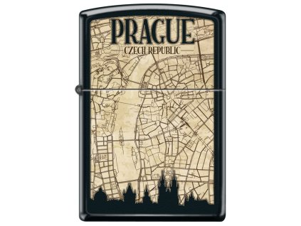 26172 prague old map zippo