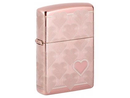 zippo heart bezinovy zapalovac 26066