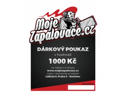 e-Dárkový poukaz 1000 Kč