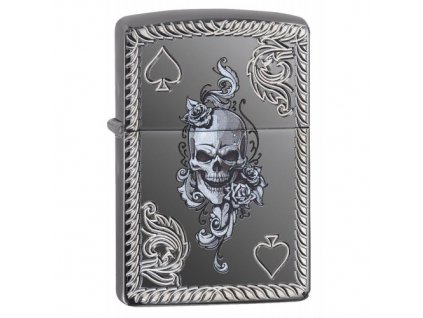 Zippo Spade & Skull Design 25498