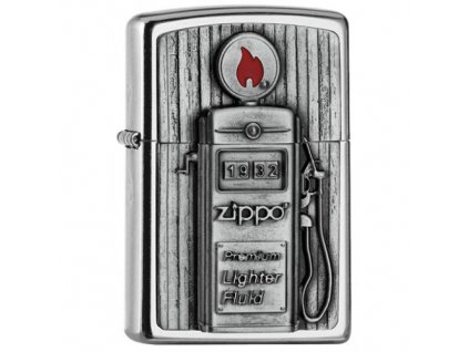 Gas Pump Emblem Zippo zapalovač