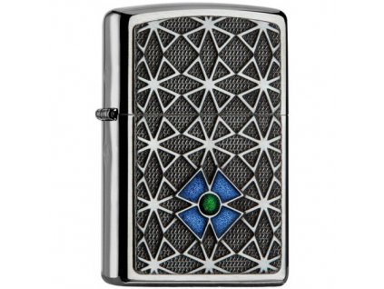 Cross Blue / Green Zippo 21837