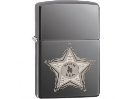 Skull Badge Zippo 25345