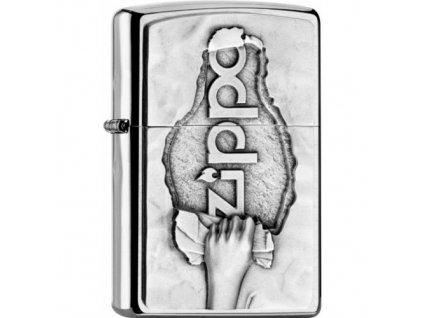 Zippo Torn Paper Emblem 21877