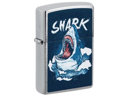 zippo shark design zapalovac