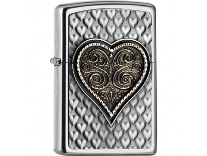 Zippo Heart Emblem 25542