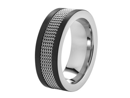 prsten zippo mesh band ring