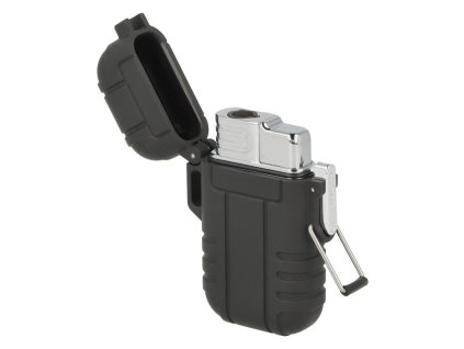 zapalovac plynovy rubbered cerna