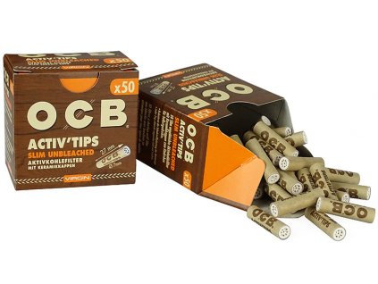 OCB Slim Virgin Aktivní uhlíkové filtry 7 mm