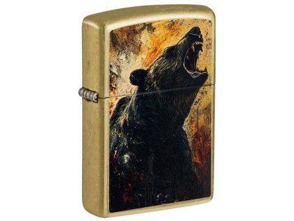 23076 Grizzly Roar Design Zippo zapalovač
